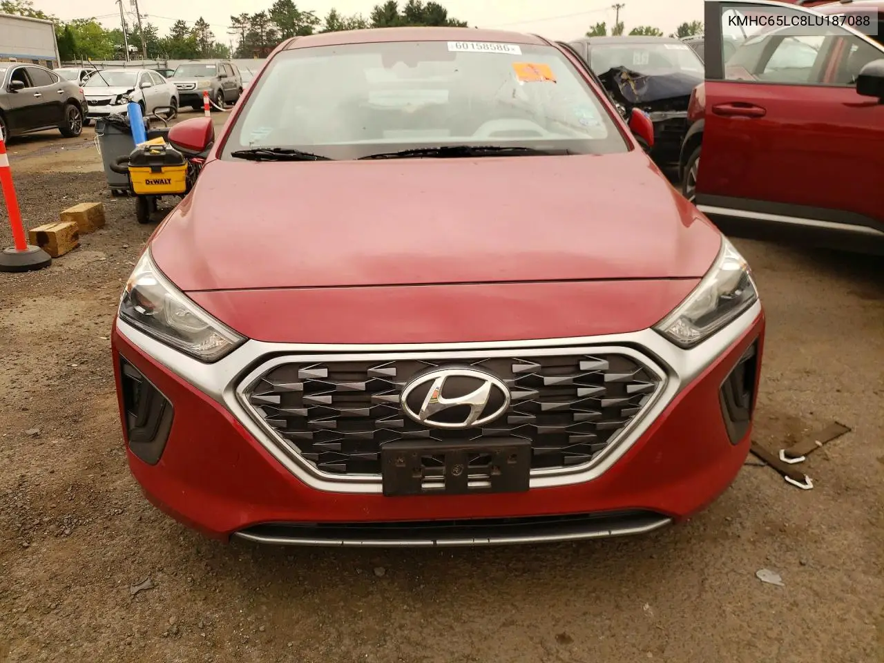 2020 Hyundai Ioniq Blue VIN: KMHC65LC8LU187088 Lot: 60158586