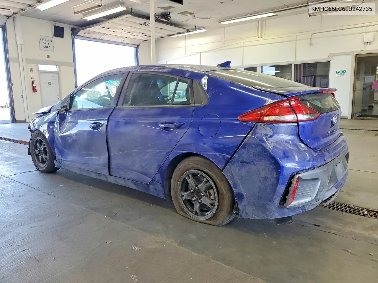 2020 Hyundai Ioniq Blue VIN: KMHC65LC6LU242735 Lot: 60613526
