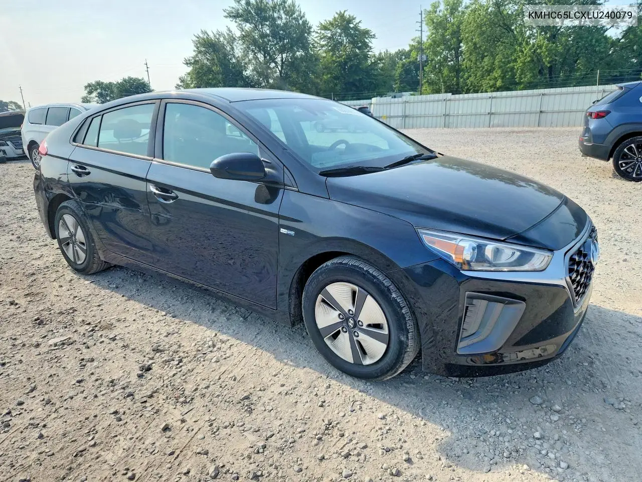 2020 Hyundai Ioniq Blue VIN: KMHC65LCXLU240079 Lot: 60844616