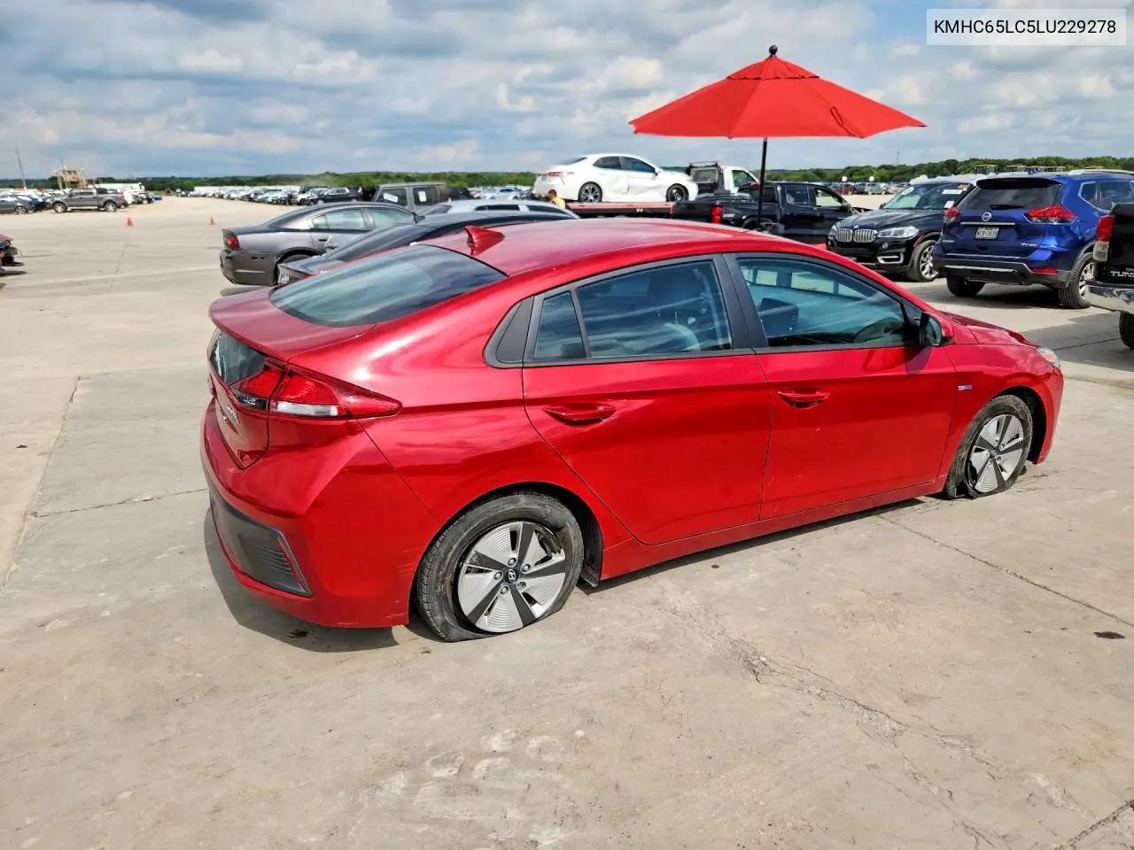 2020 Hyundai Ioniq Blue VIN: KMHC65LC5LU229278 Lot: 60917556