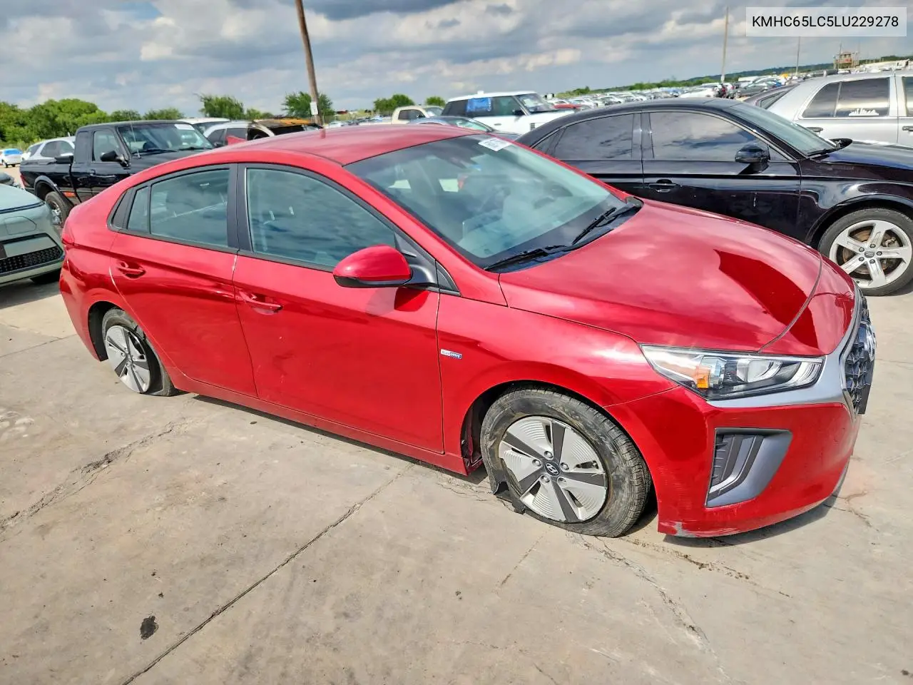2020 Hyundai Ioniq Blue VIN: KMHC65LC5LU229278 Lot: 60917556
