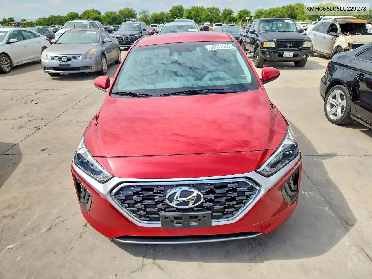 2020 Hyundai Ioniq Blue VIN: KMHC65LC5LU229278 Lot: 60917556
