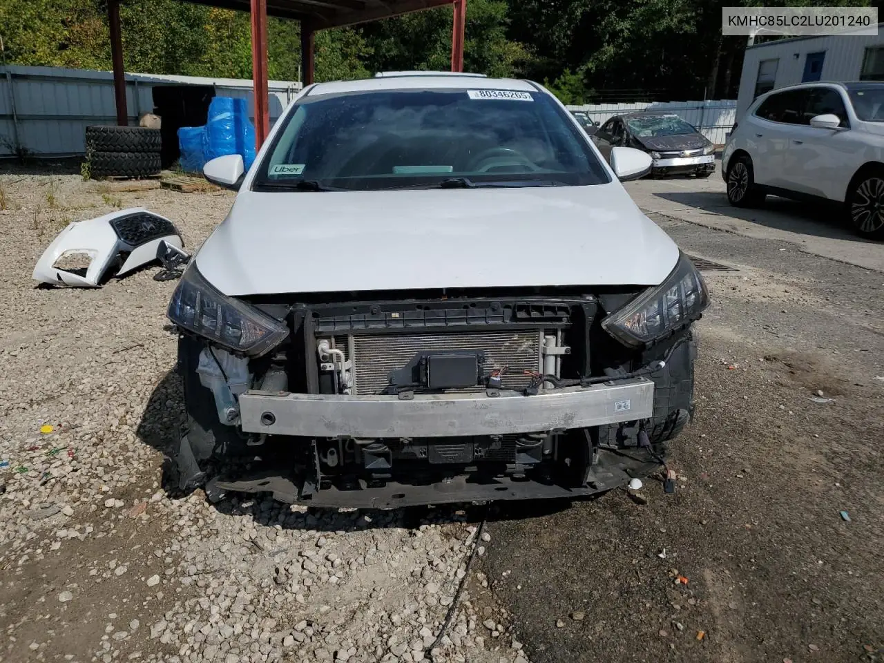 KMHC85LC2LU201240 2020 Hyundai Ioniq Sel