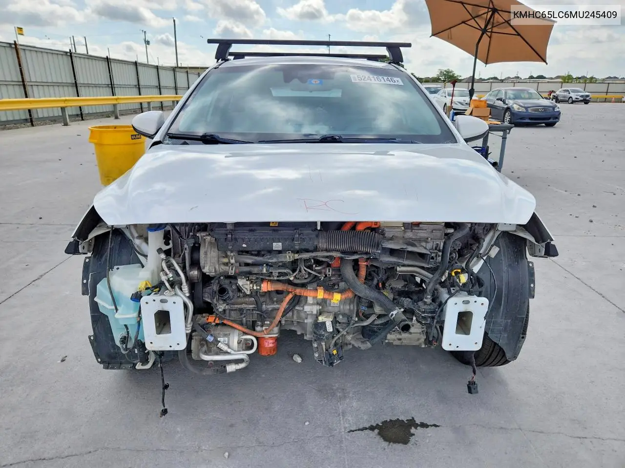 2021 Hyundai Ioniq Blue VIN: KMHC65LC6MU245409 Lot: 52416146