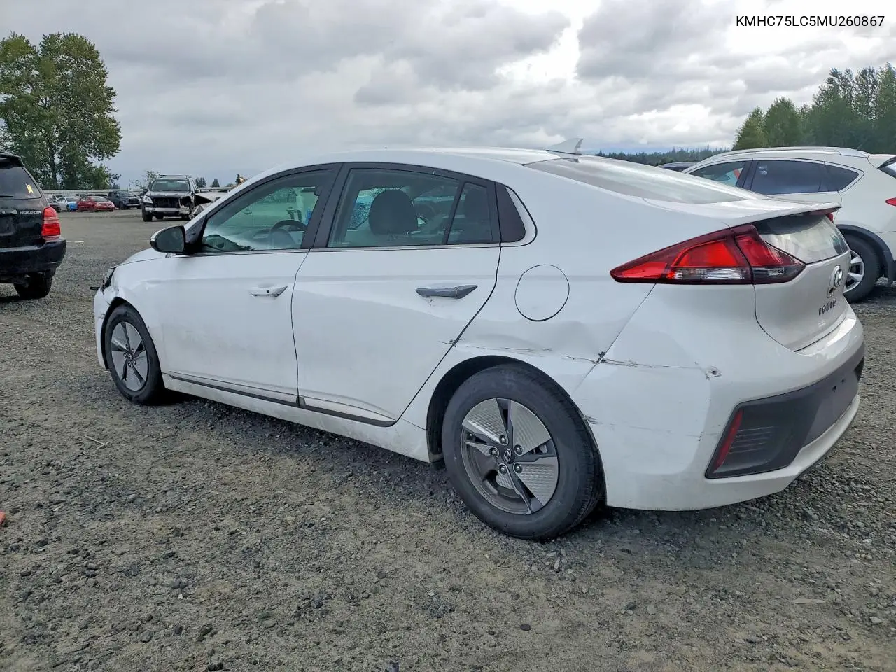 2021 Hyundai Ioniq Se VIN: KMHC75LC5MU260867 Lot: 54821496