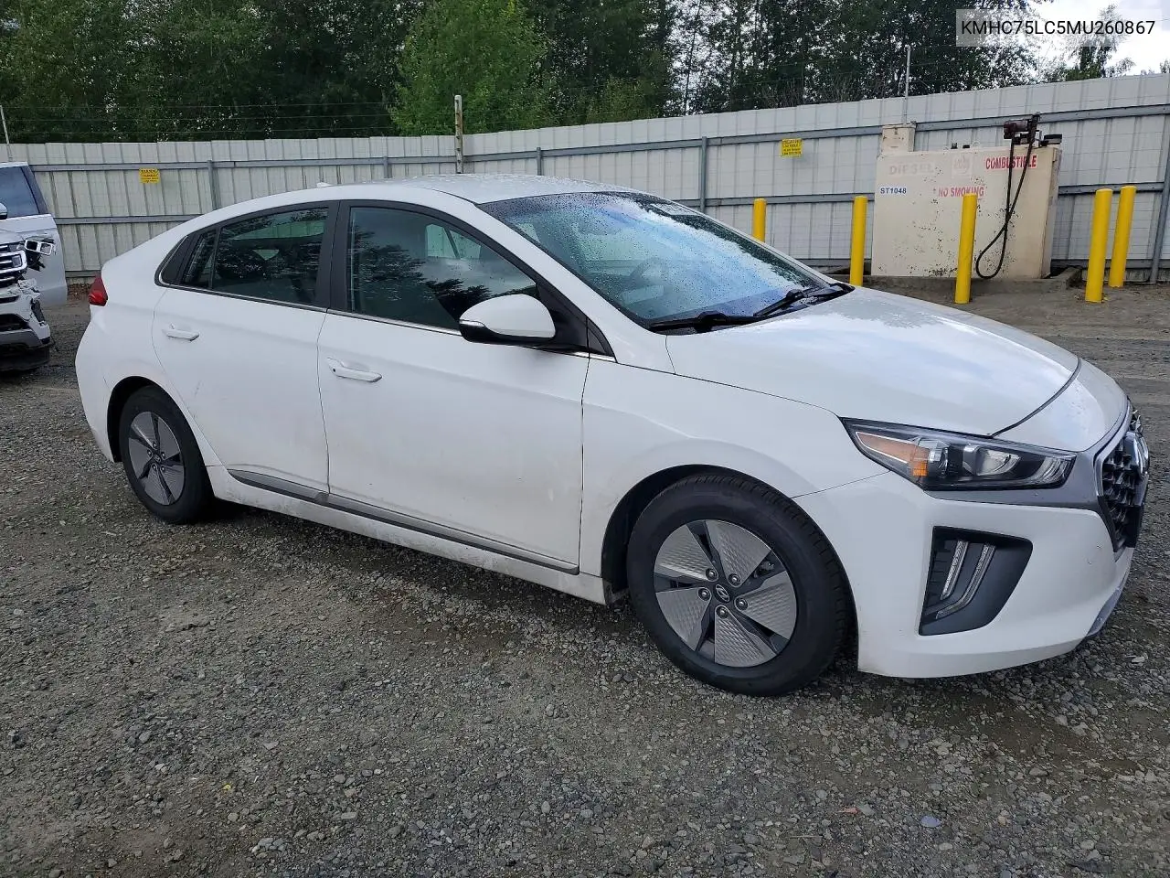 2021 Hyundai Ioniq Se VIN: KMHC75LC5MU260867 Lot: 54821496