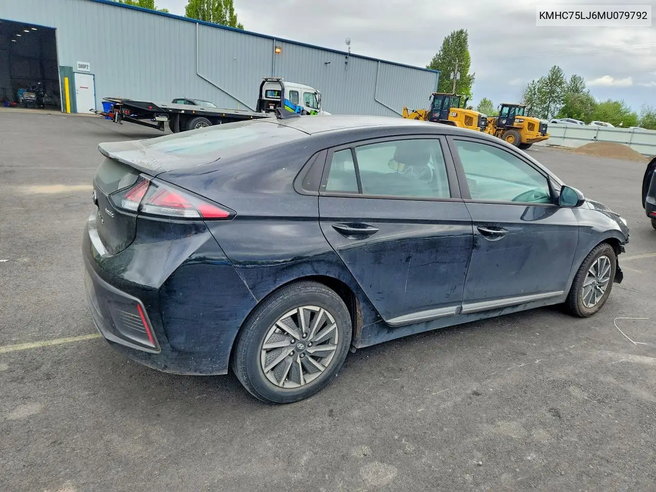 2021 Hyundai Ioniq Se VIN: KMHC75LJ6MU079792 Lot: 56515676