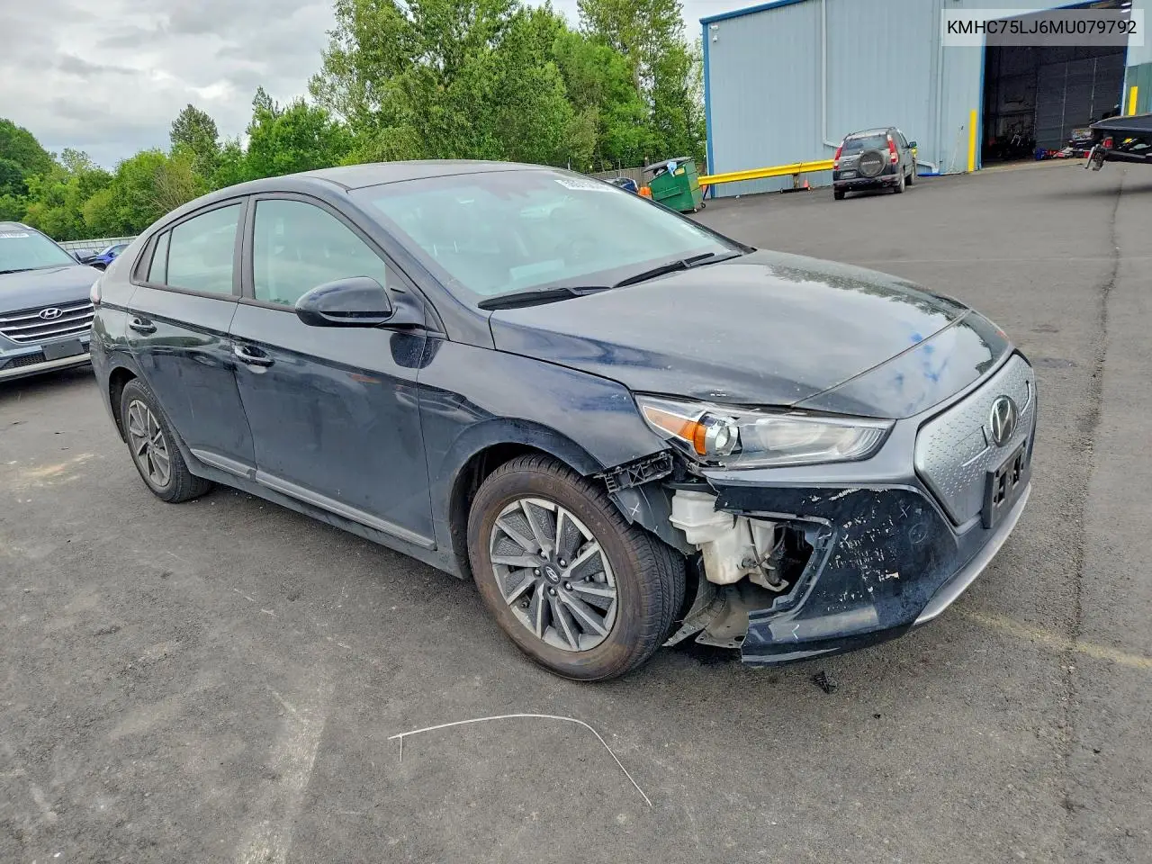 2021 Hyundai Ioniq Se VIN: KMHC75LJ6MU079792 Lot: 56515676