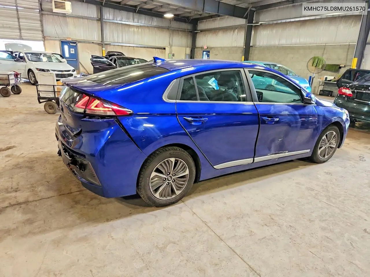 2021 Hyundai Ioniq Sel VIN: KMHC75LD8MU261570 Lot: 56771656