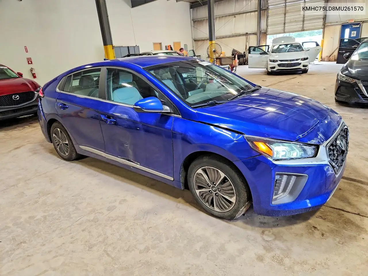 2021 Hyundai Ioniq Sel VIN: KMHC75LD8MU261570 Lot: 56771656