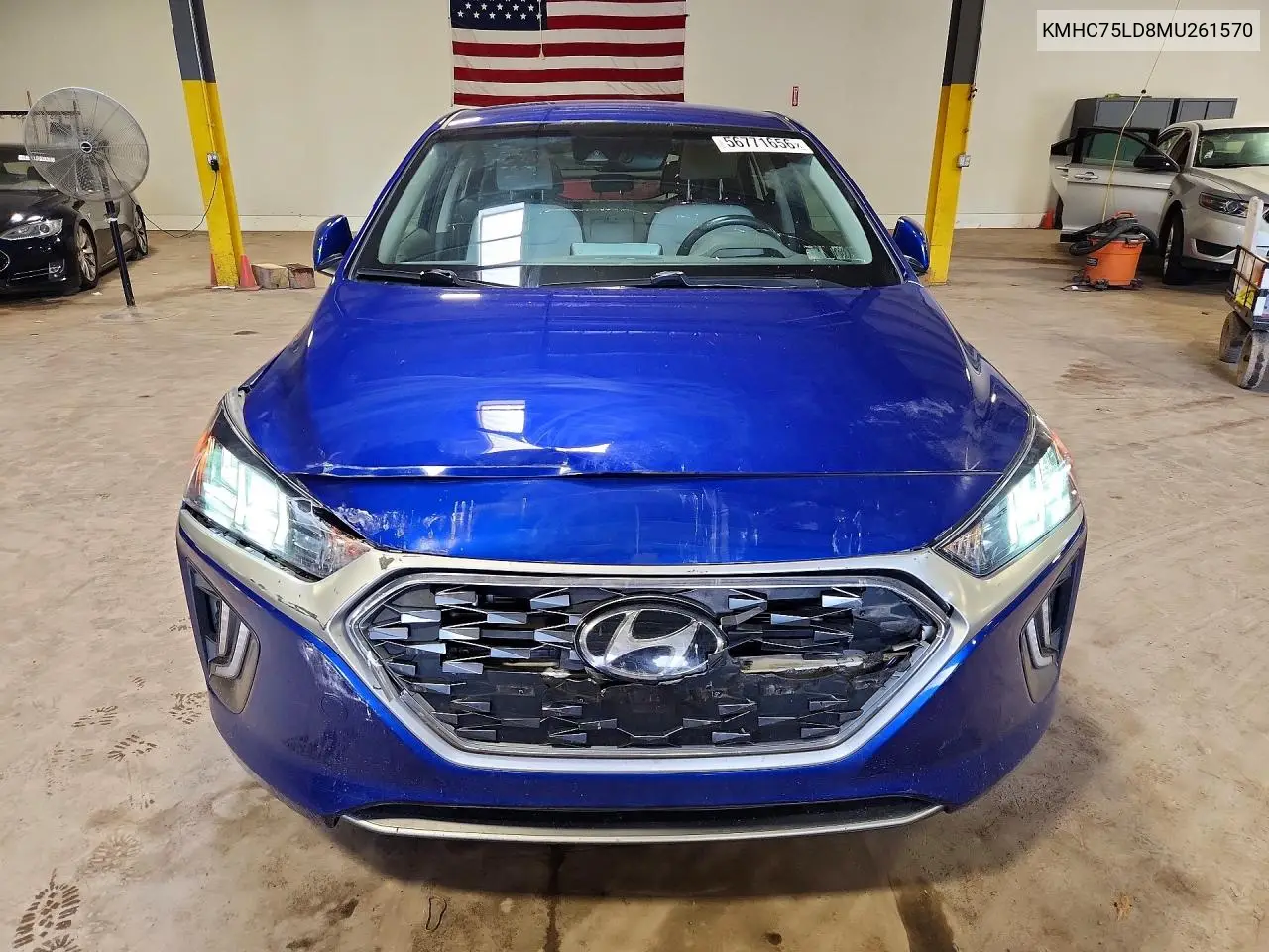2021 Hyundai Ioniq Sel VIN: KMHC75LD8MU261570 Lot: 56771656