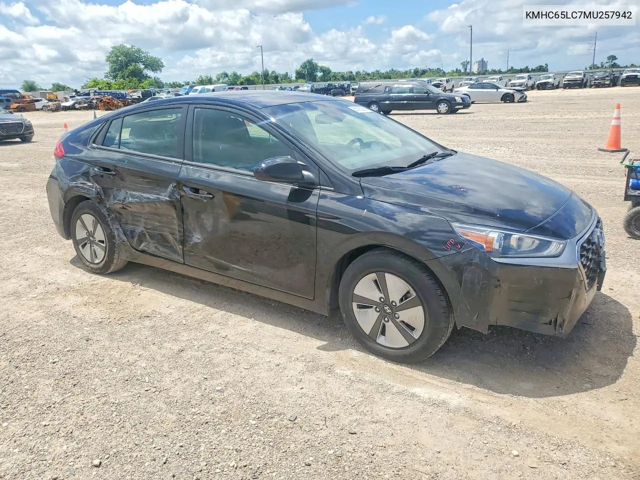 2021 Hyundai Ioniq Blue VIN: KMHC65LC7MU257942 Lot: 56825286