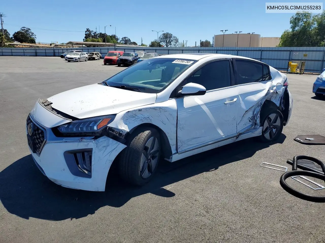 2021 Hyundai Ioniq Limited VIN: KMHC05LC3MU255283 Lot: 61266756