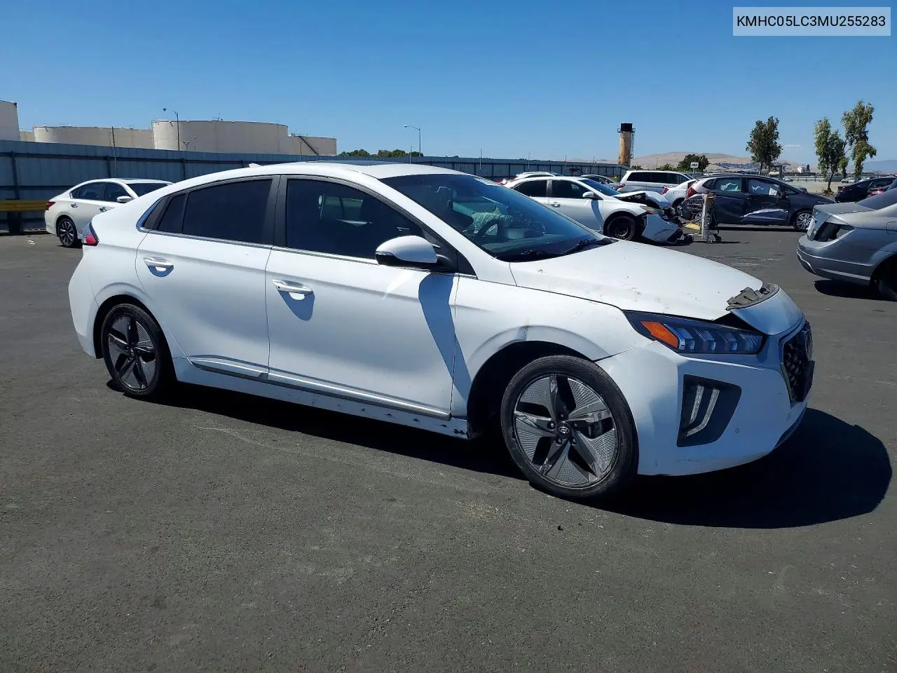 2021 Hyundai Ioniq Limited VIN: KMHC05LC3MU255283 Lot: 61266756