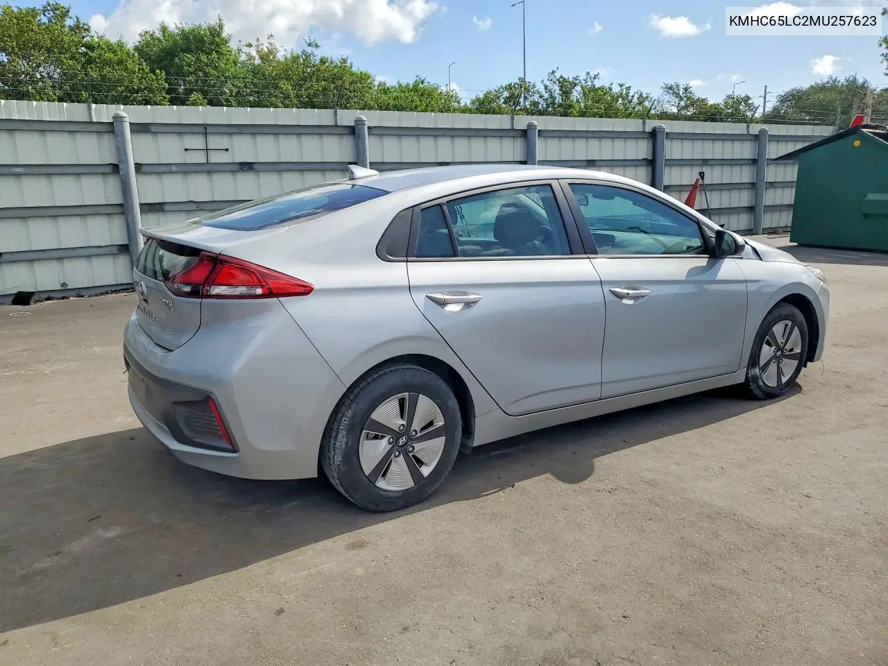 2021 Hyundai Ioniq Blue VIN: KMHC65LC2MU257623 Lot: 62152656