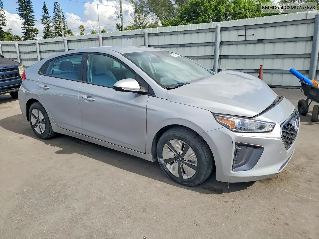 2021 Hyundai Ioniq Blue VIN: KMHC65LC2MU257623 Lot: 62152656