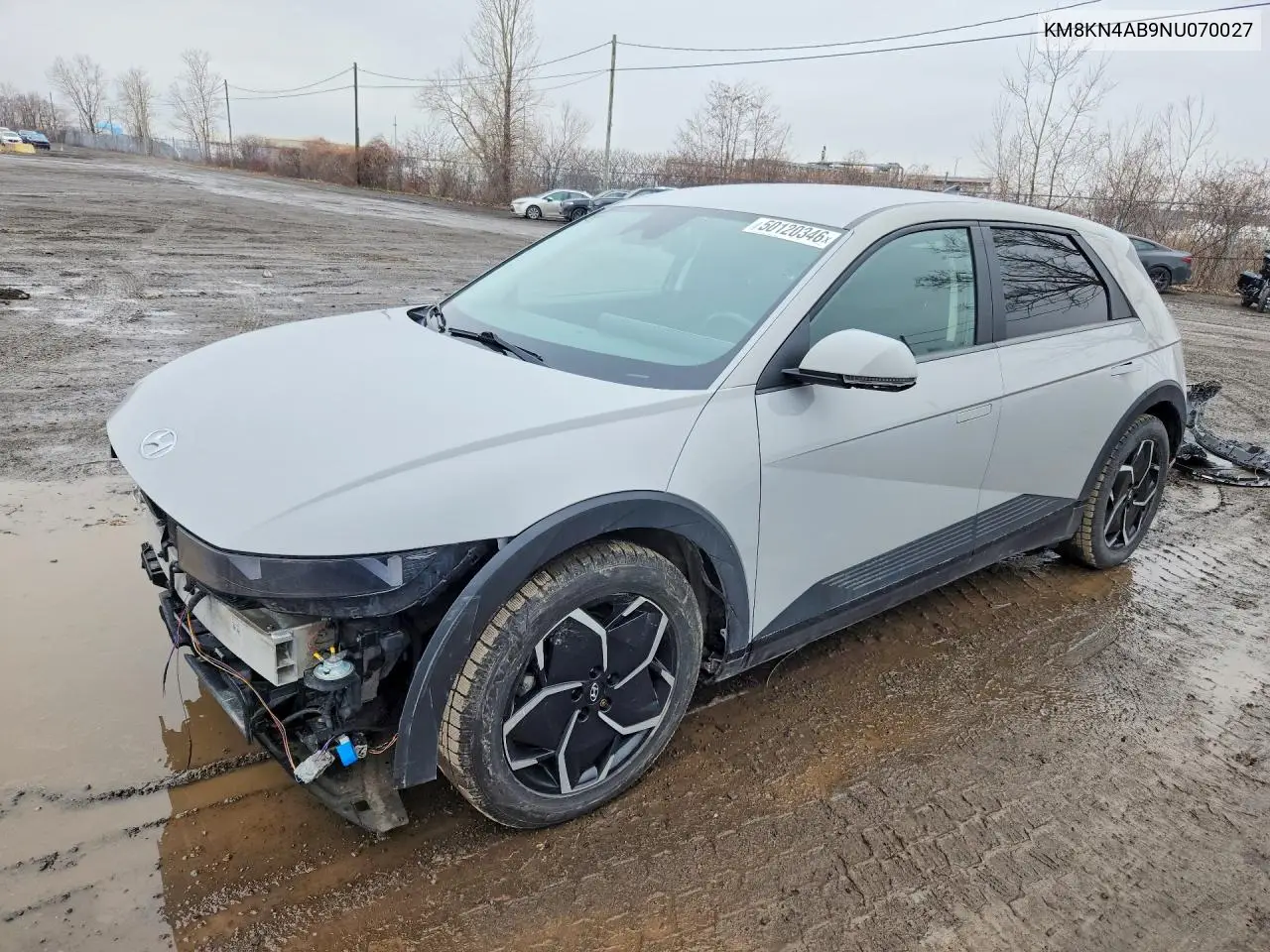 2022 Hyundai Ioniq 5 Sel VIN: KM8KN4AB9NU070027 Lot: 50120346