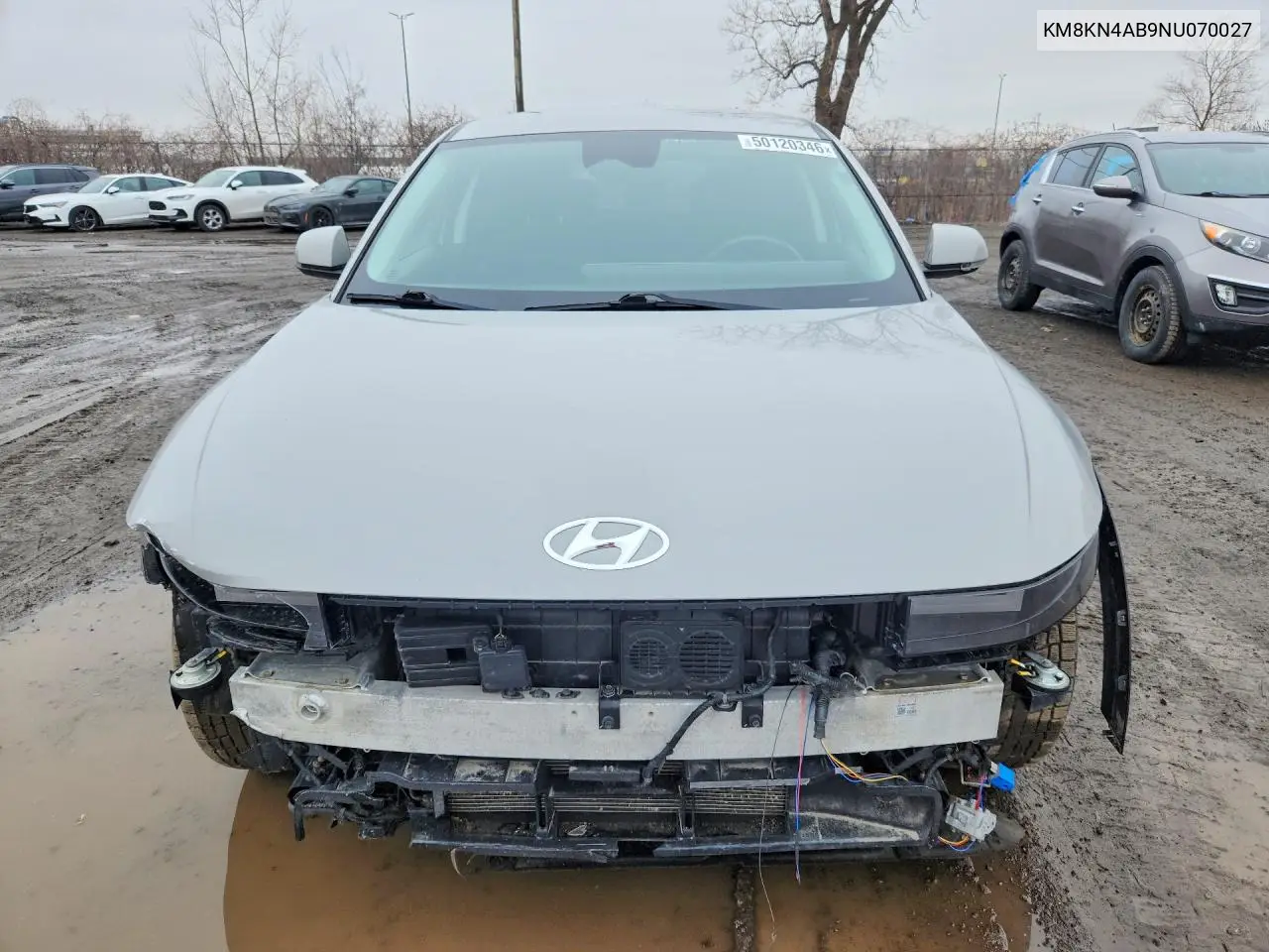 2022 Hyundai Ioniq 5 Sel VIN: KM8KN4AB9NU070027 Lot: 50120346