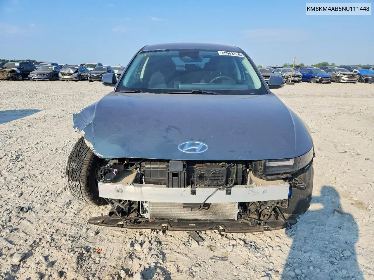 2022 Hyundai Ioniq 5 Se VIN: KM8KM4AB5NU111448 Lot: 50983726