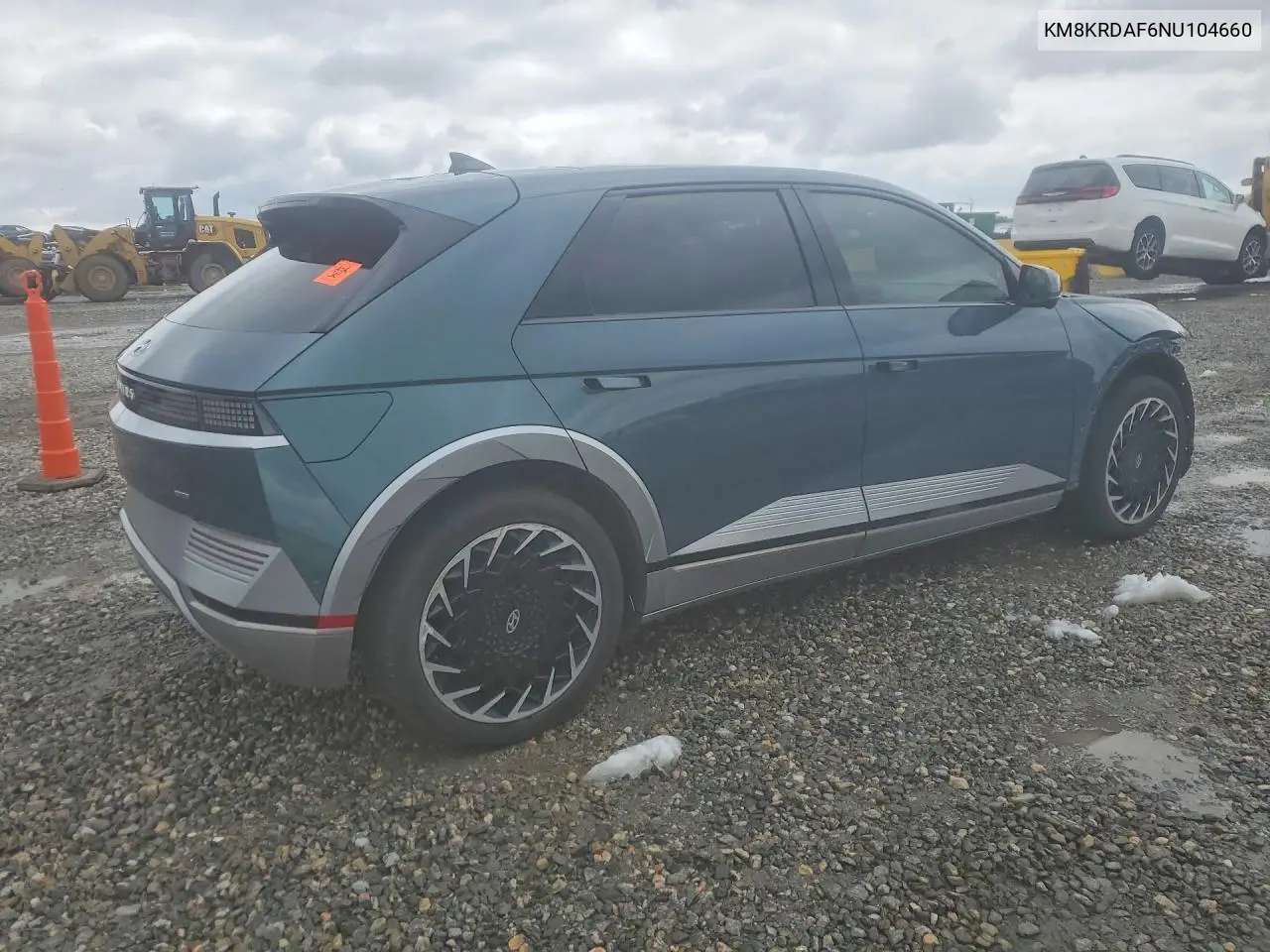 2022 Hyundai Ioniq 5 Limited VIN: KM8KRDAF6NU104660 Lot: 52546486