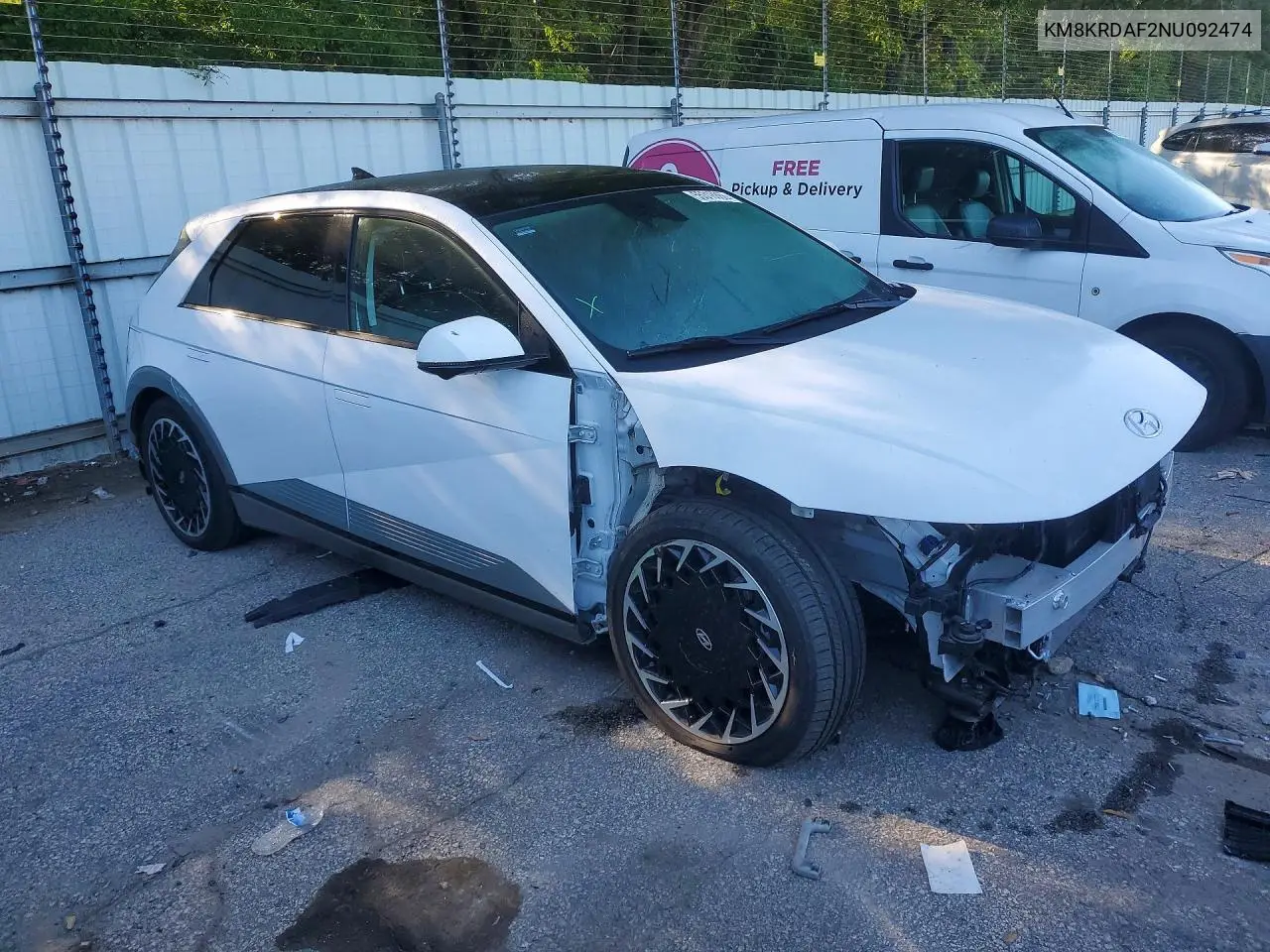 2022 Hyundai Ioniq 5 Limited VIN: KM8KRDAF2NU092474 Lot: 55318866