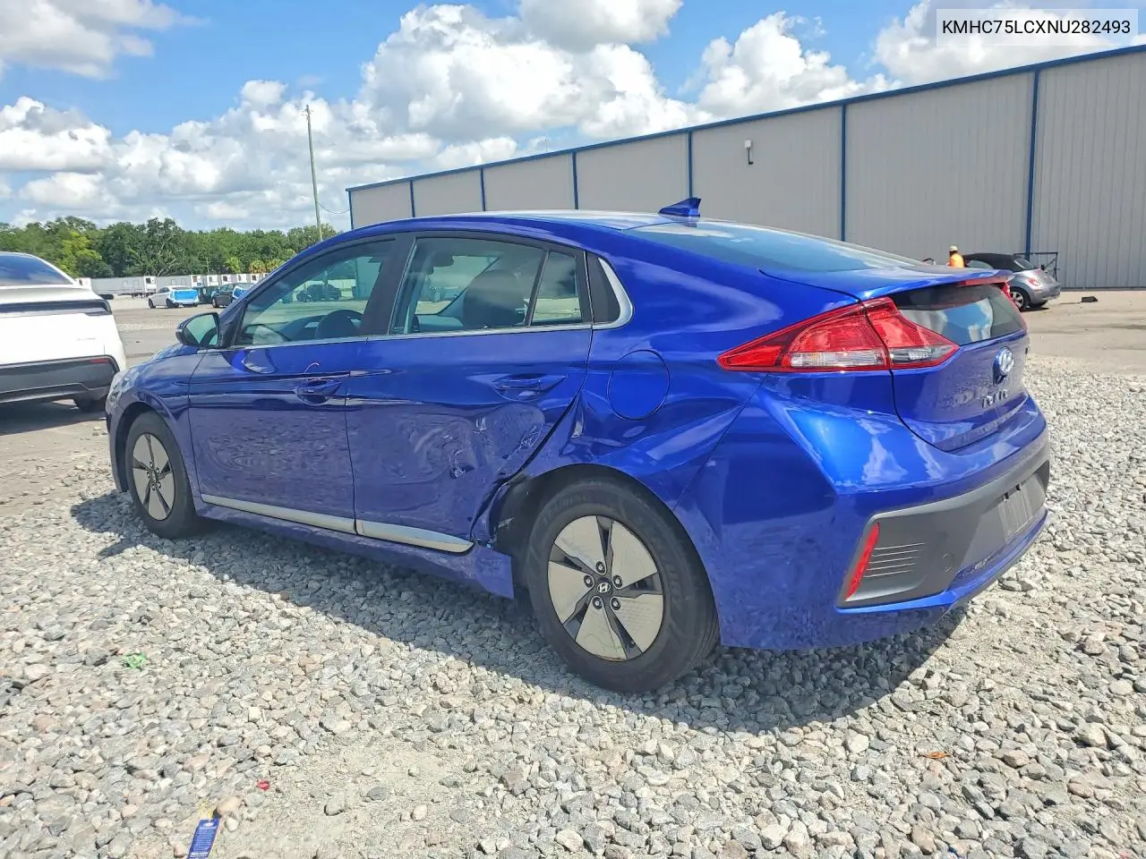 2022 Hyundai Ioniq Se VIN: KMHC75LCXNU282493 Lot: 56477466