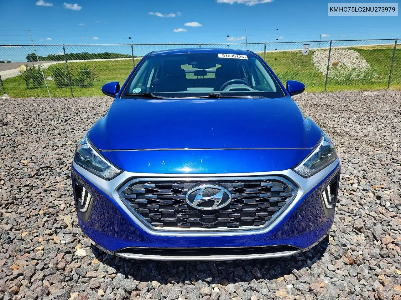 2022 Hyundai Ioniq Se VIN: KMHC75LC2NU273979 Lot: 57530126