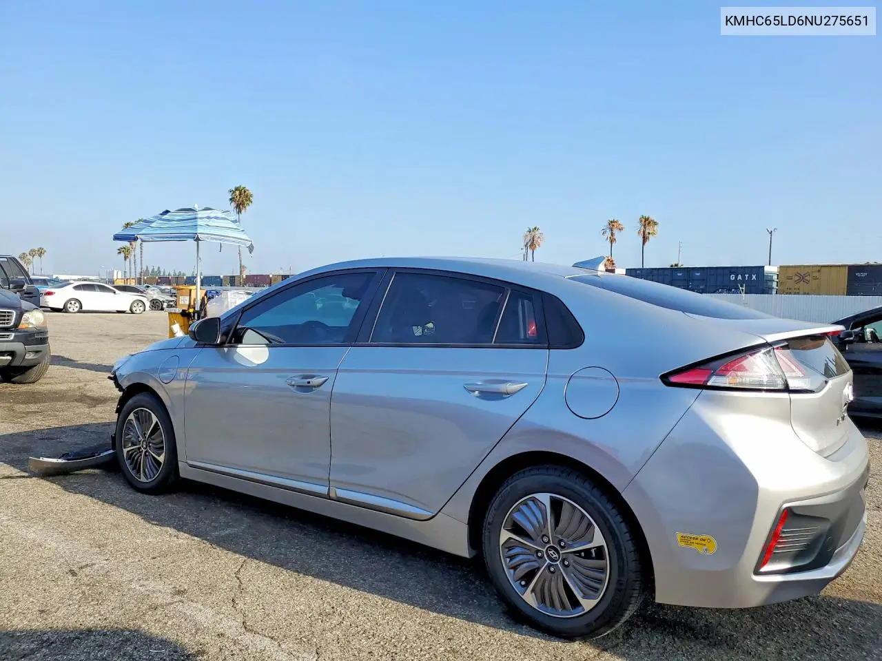 2022 Hyundai Ioniq Se VIN: KMHC65LD6NU275651 Lot: 58151036