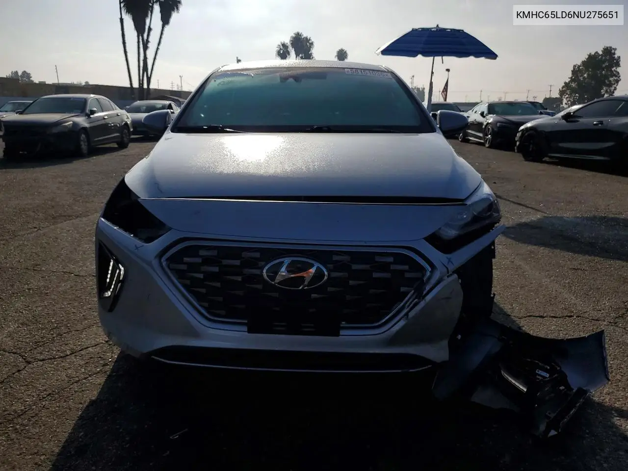2022 Hyundai Ioniq Se VIN: KMHC65LD6NU275651 Lot: 58151036