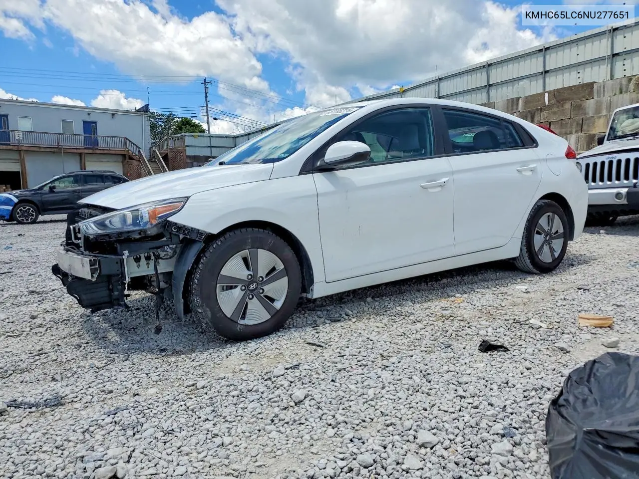 2022 Hyundai Ioniq Blue VIN: KMHC65LC6NU277651 Lot: 58188226