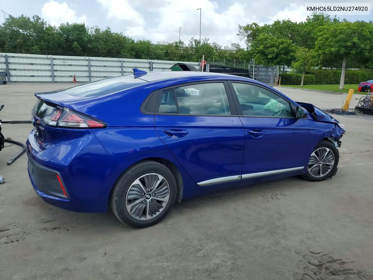 2022 Hyundai Ioniq Se VIN: KMHC65LD2NU274920 Lot: 60447546