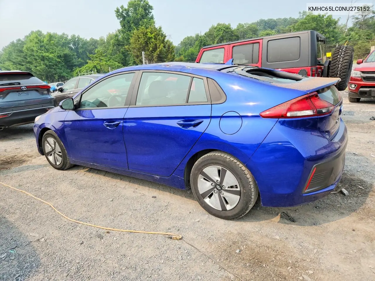 2022 Hyundai Ioniq Blue VIN: KMHC65LC0NU275152 Lot: 60788656