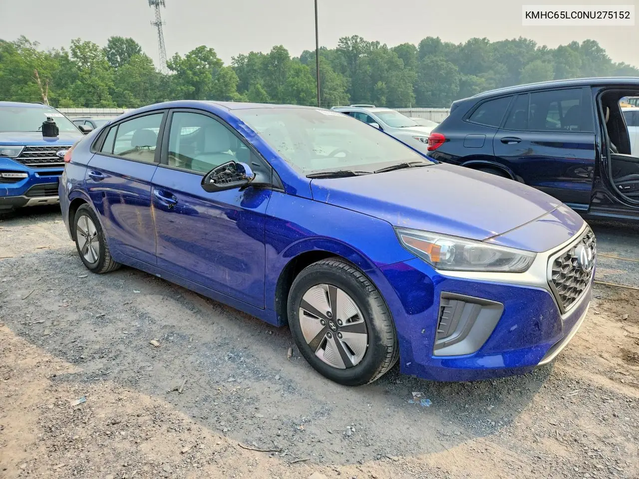 2022 Hyundai Ioniq Blue VIN: KMHC65LC0NU275152 Lot: 60788656