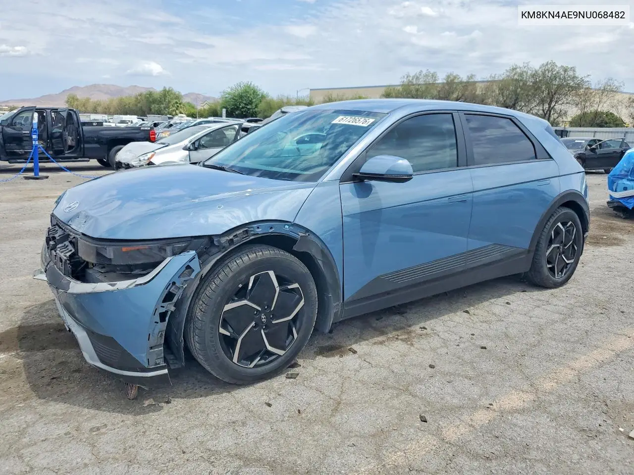 2022 Hyundai Ioniq 5 Sel VIN: KM8KN4AE9NU068482 Lot: 61726576