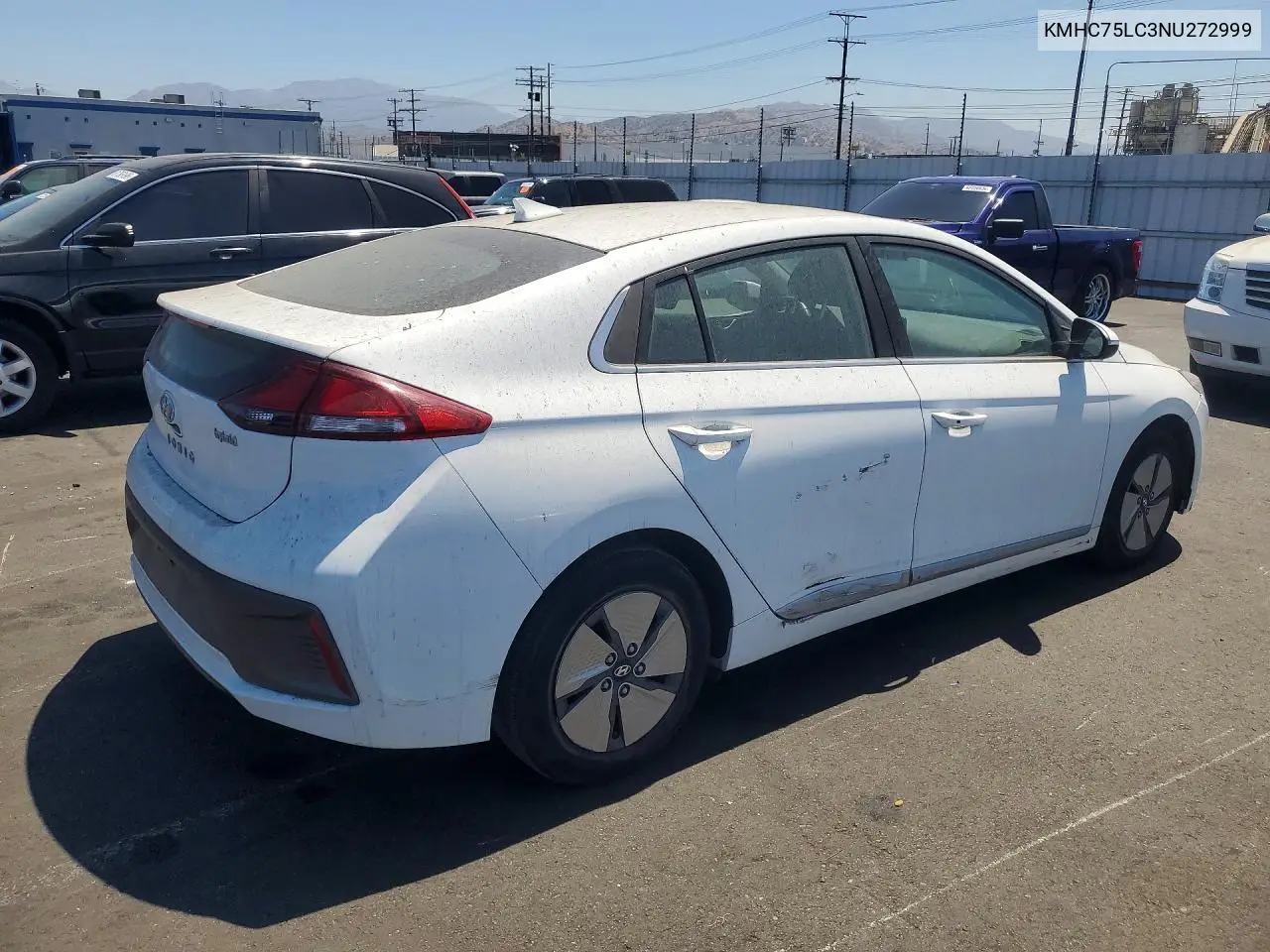2022 Hyundai Ioniq Se VIN: KMHC75LC3NU272999 Lot: 62341006