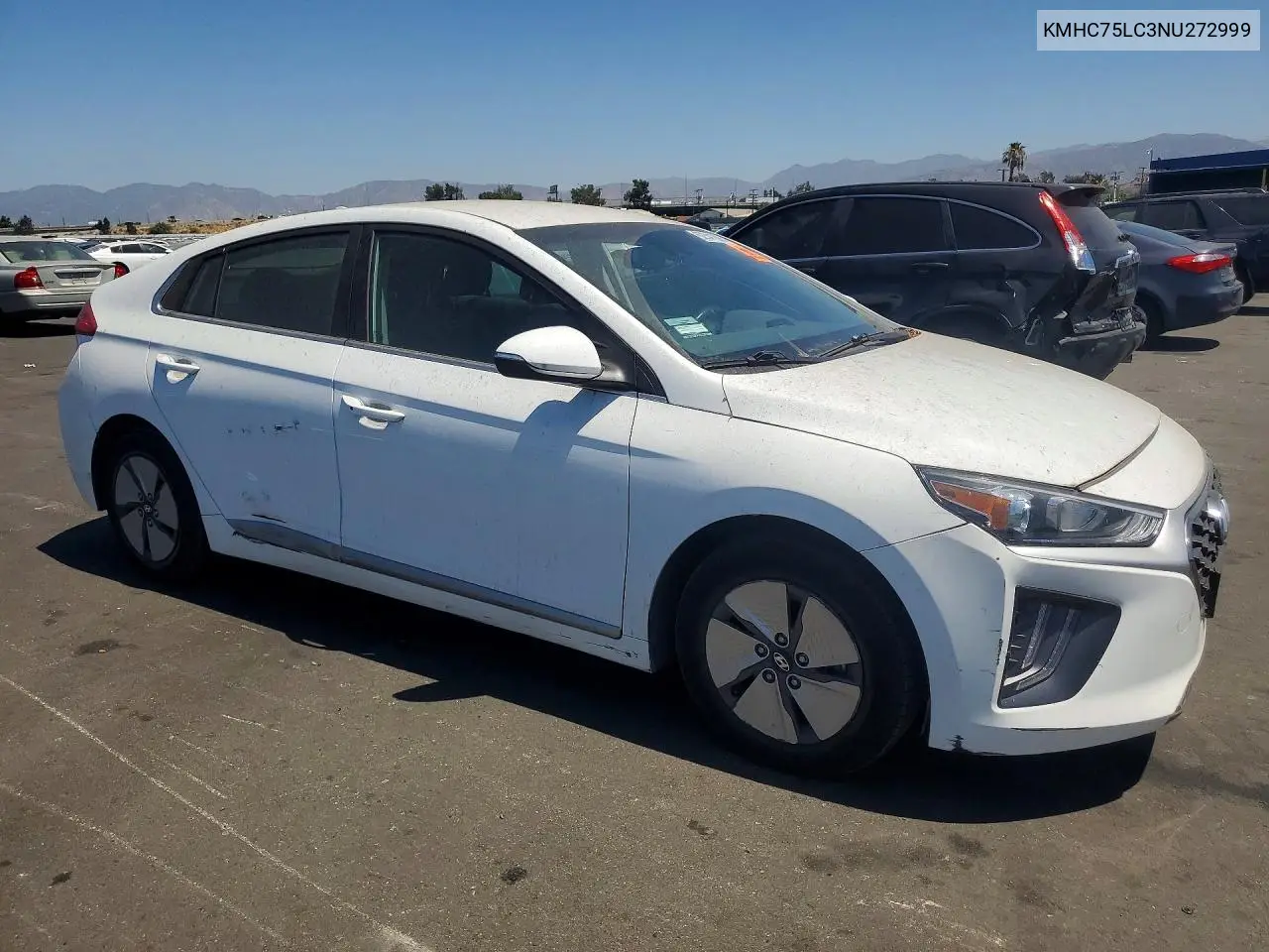 2022 Hyundai Ioniq Se VIN: KMHC75LC3NU272999 Lot: 62341006