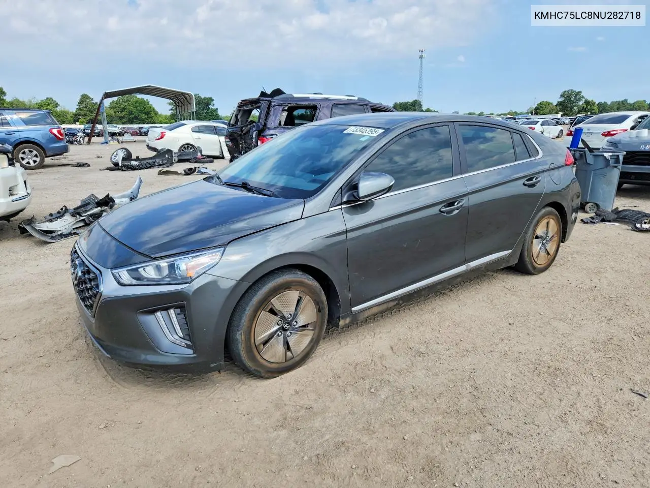 2022 Hyundai Ioniq Se VIN: KMHC75LC8NU282718 Lot: 73345395