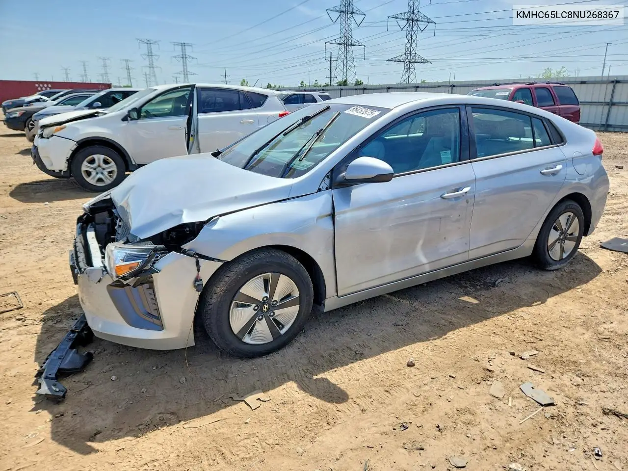 2022 Hyundai Ioniq Ultimate VIN: KMHC65LC8NU268367 Lot: 85452675