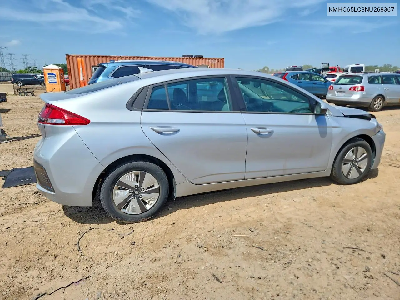 2022 Hyundai Ioniq Ultimate VIN: KMHC65LC8NU268367 Lot: 85452675