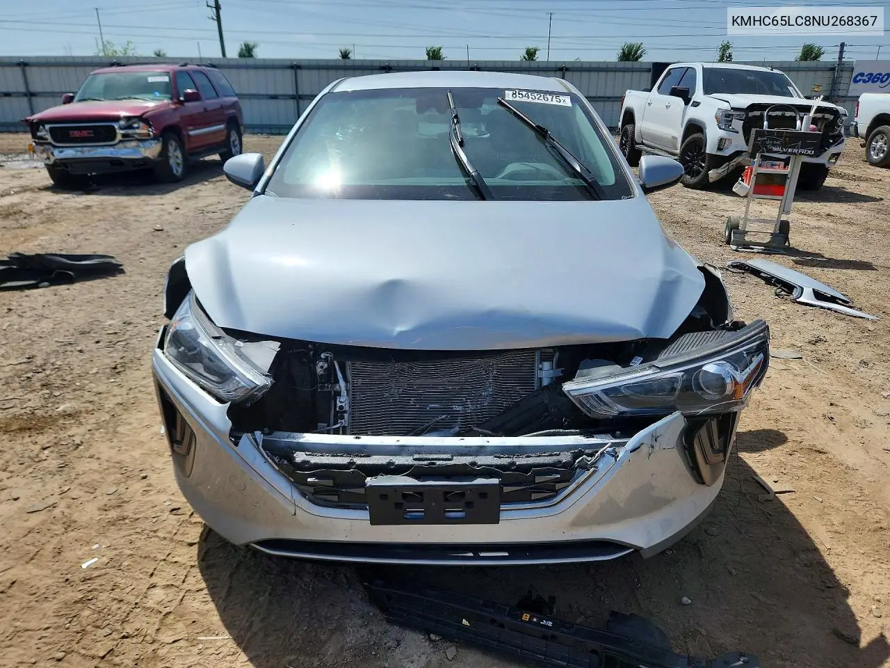2022 Hyundai Ioniq Ultimate VIN: KMHC65LC8NU268367 Lot: 85452675
