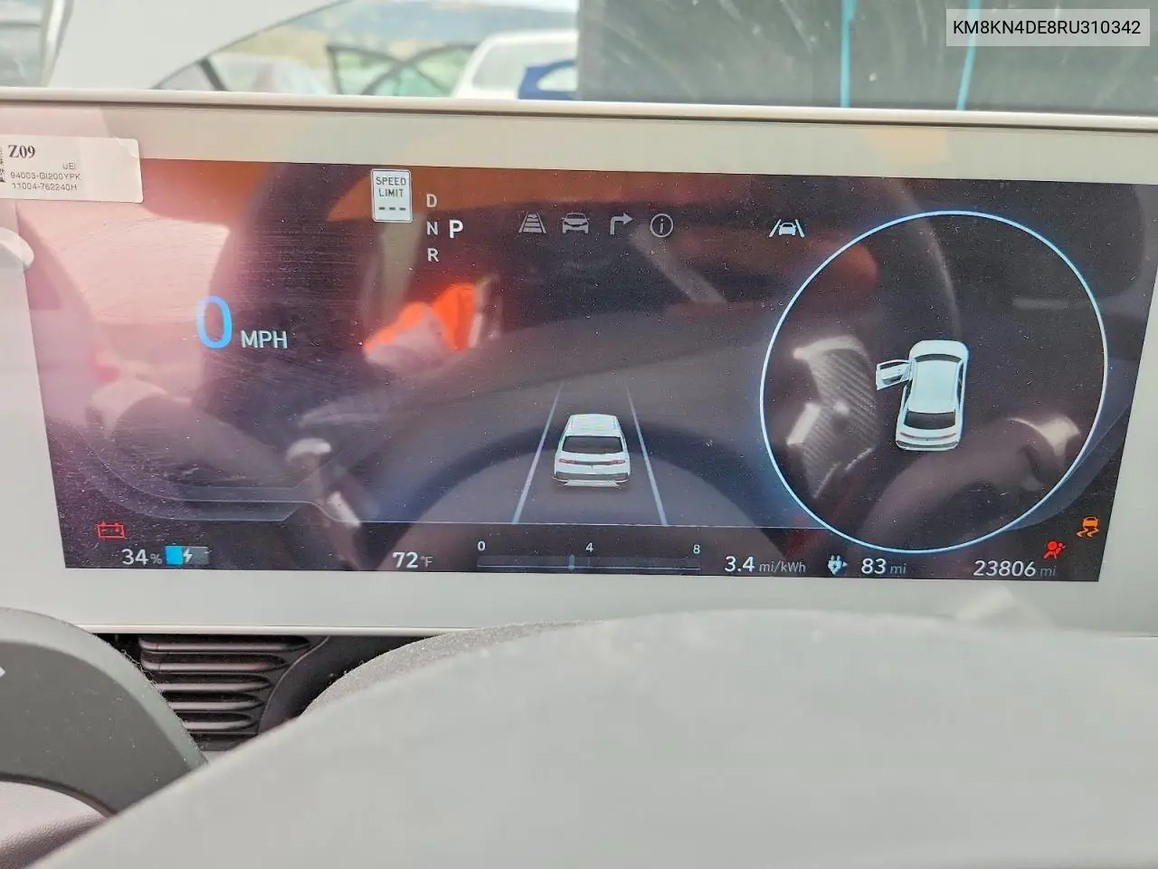 2024 Hyundai Ioniq 5 Sel VIN: KM8KN4DE8RU310342 Lot: 50796816
