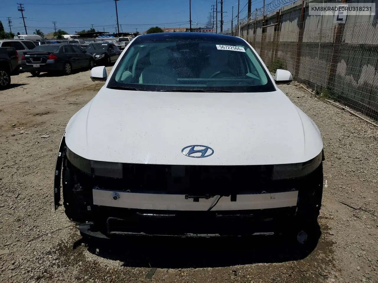 2024 Hyundai Ioniq 5 Limited VIN: KM8KR4DE0RU318231 Lot: 56722566