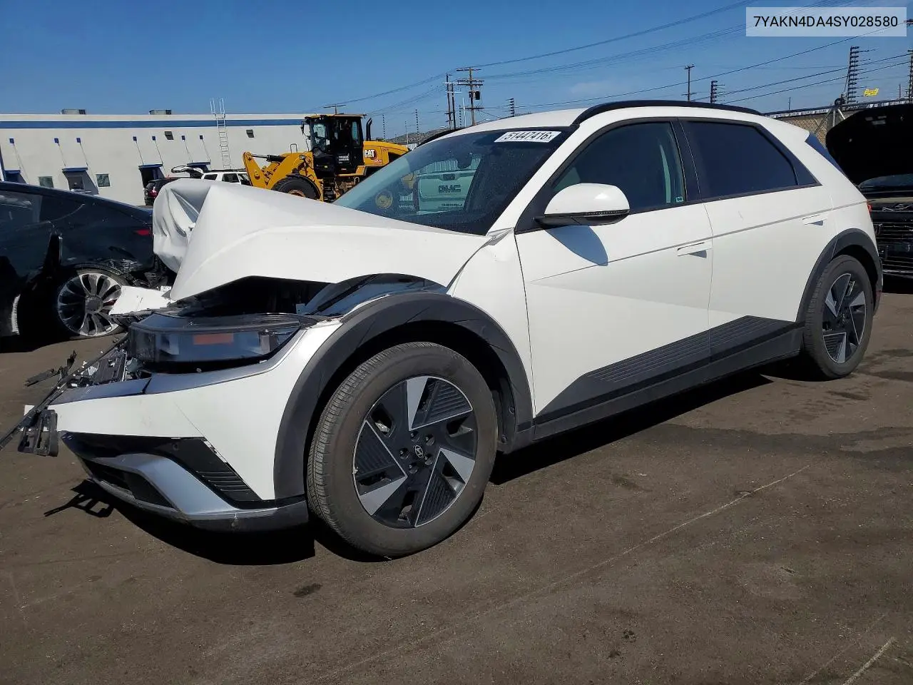 2025 Hyundai Ioniq 5 Sel VIN: 7YAKN4DA4SY028580 Lot: 51447416