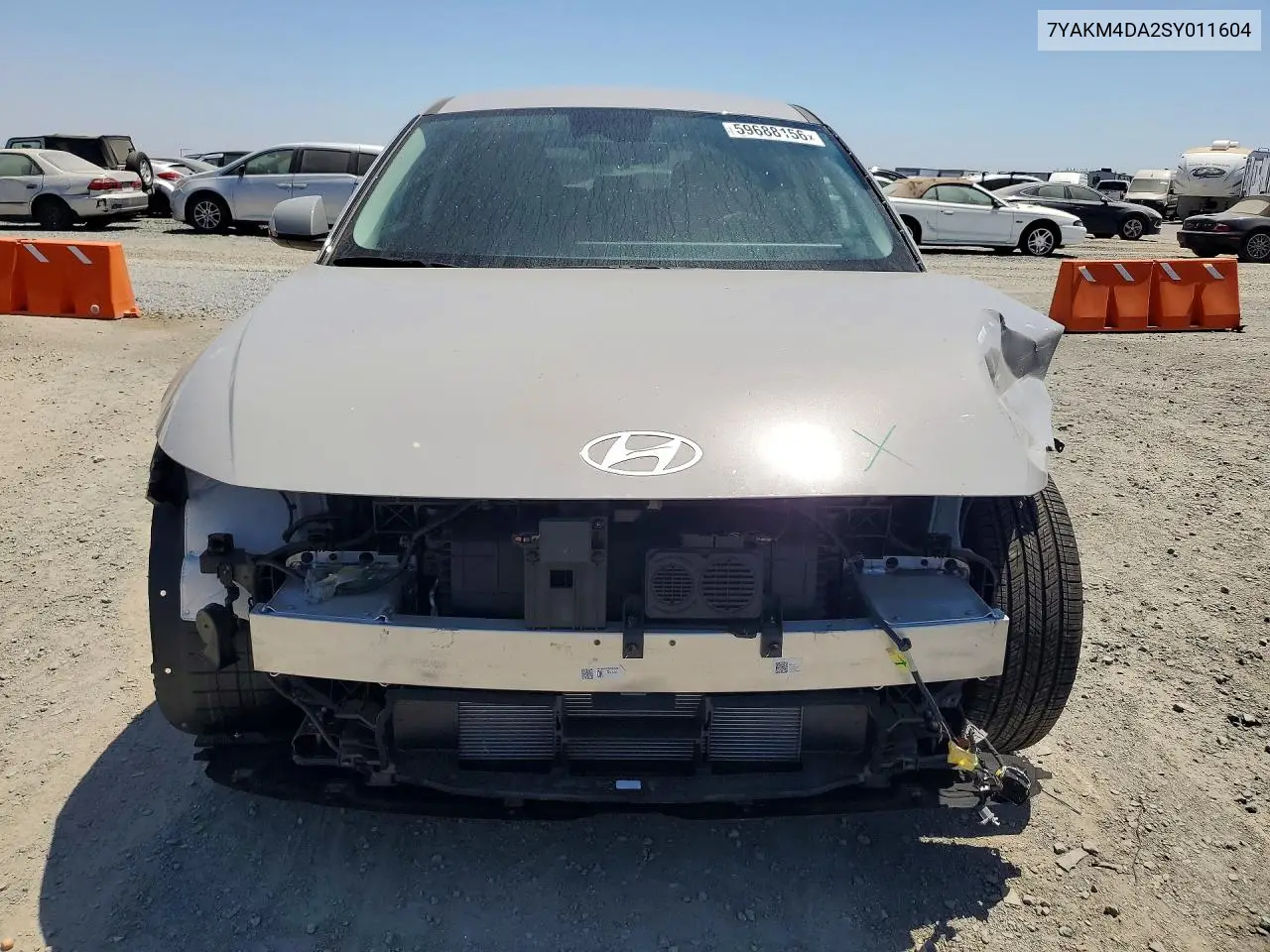 2025 Hyundai Ioniq 5 Se VIN: 7YAKM4DA2SY011604 Lot: 59688156