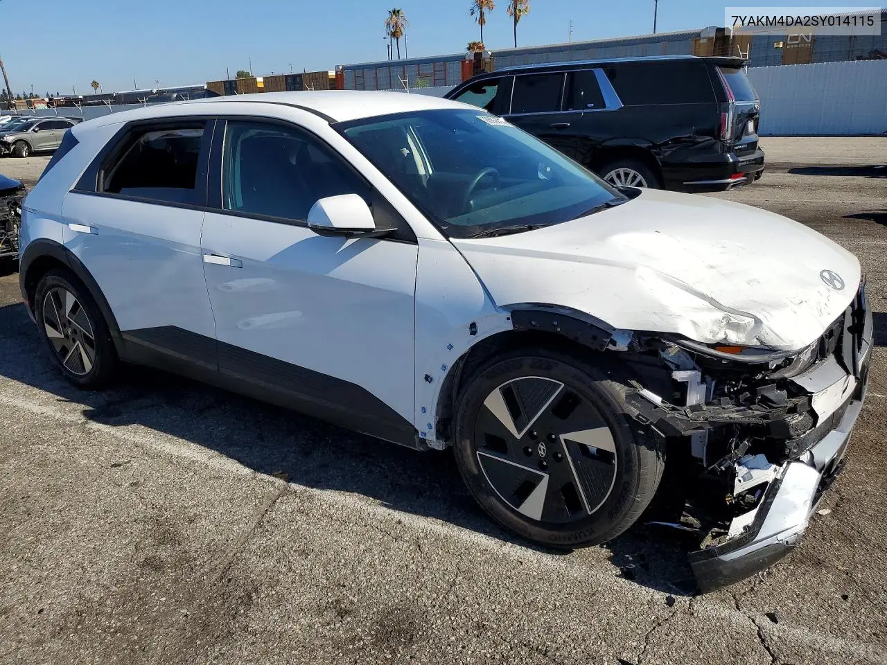 2025 Hyundai Ioniq 5 Se VIN: 7YAKM4DA2SY014115 Lot: 85974715