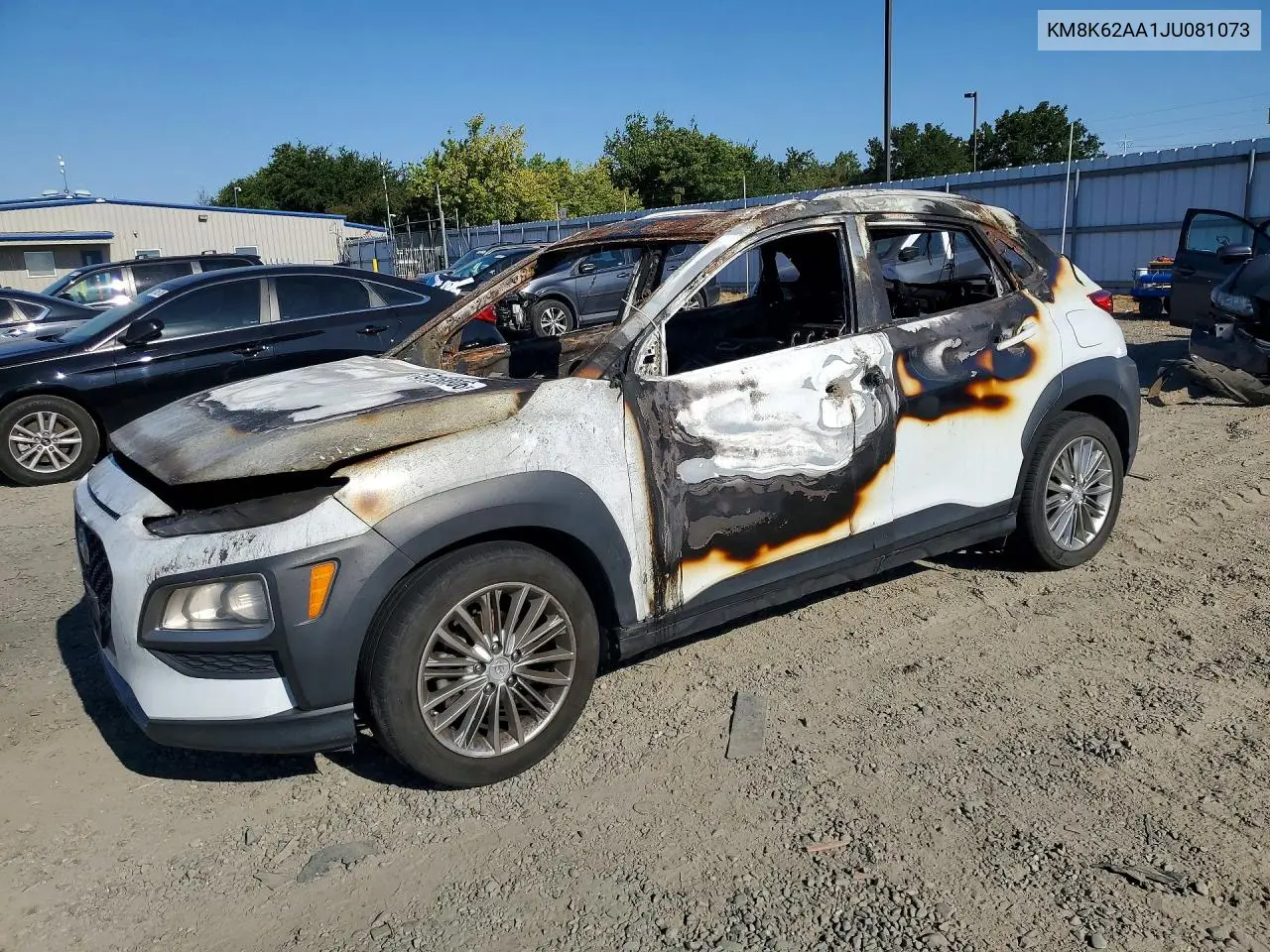 2018 Hyundai Kona Sel VIN: KM8K62AA1JU081073 Lot: 57268906