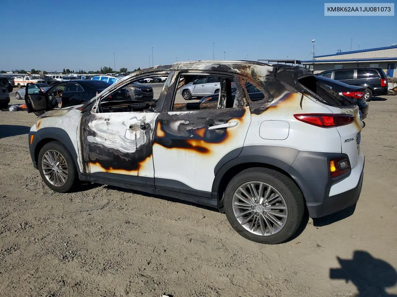 2018 Hyundai Kona Sel VIN: KM8K62AA1JU081073 Lot: 57268906