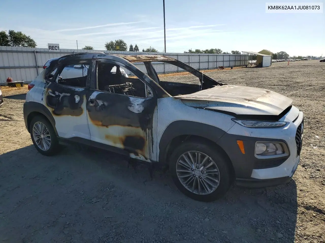 2018 Hyundai Kona Sel VIN: KM8K62AA1JU081073 Lot: 57268906
