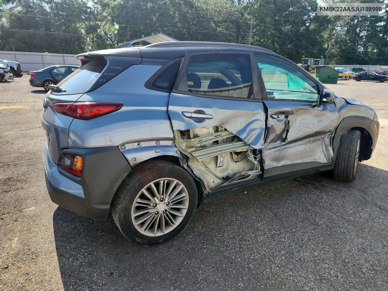 2018 Hyundai Kona Sel VIN: KM8K22AA5JU138998 Lot: 59712796