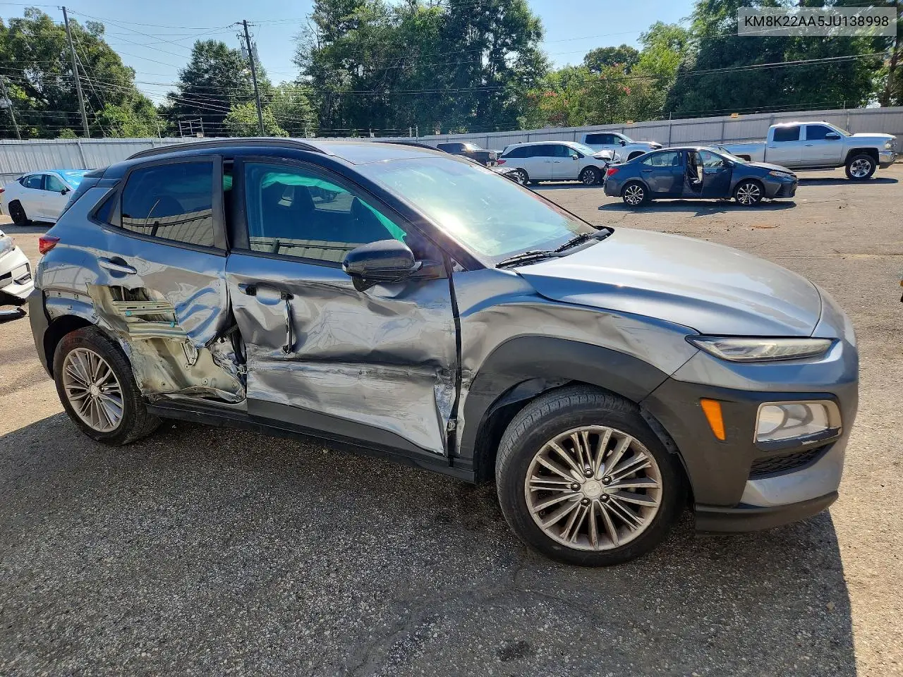 2018 Hyundai Kona Sel VIN: KM8K22AA5JU138998 Lot: 59712796